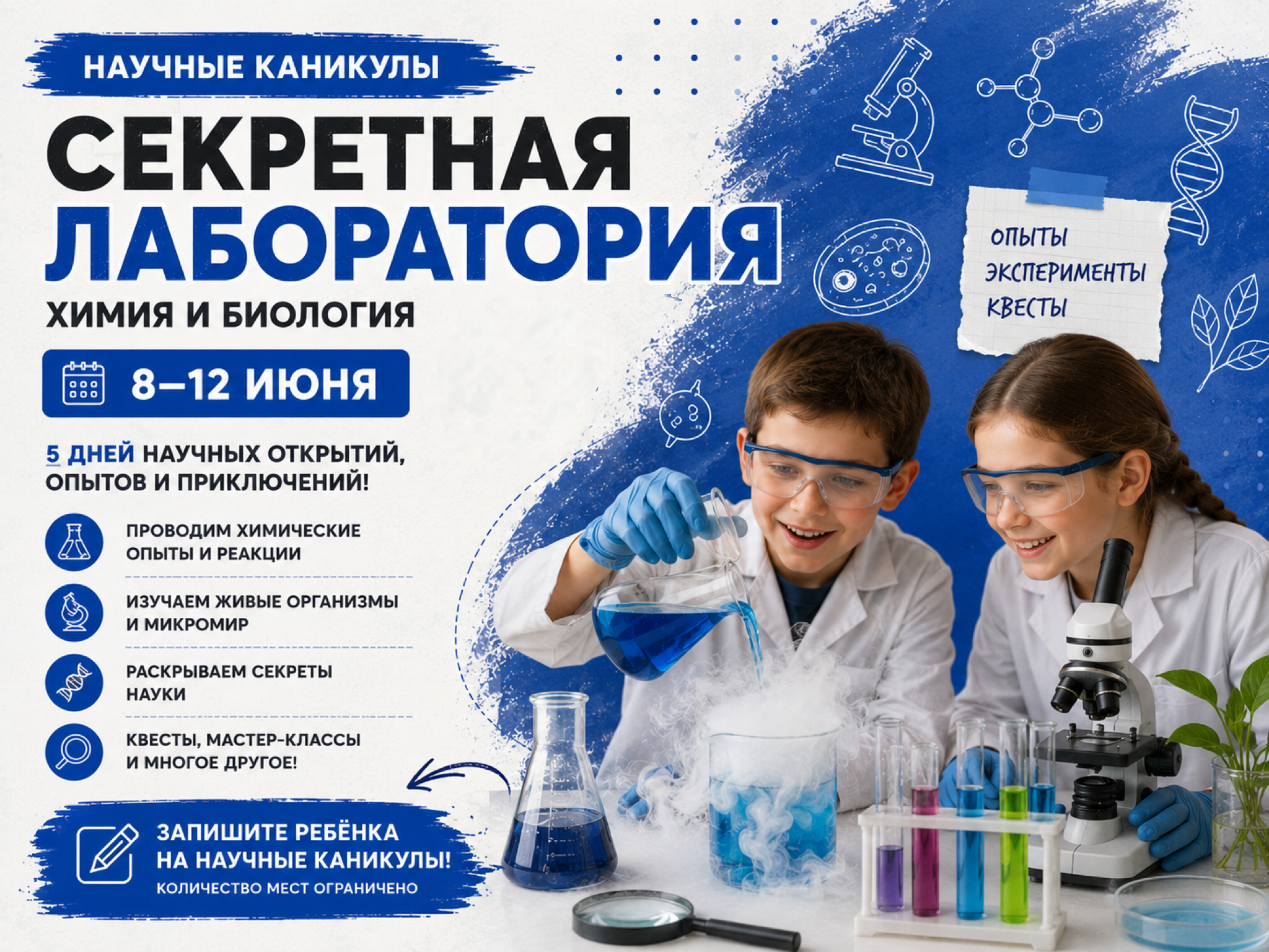 Неделя каникул в ИнноПарке - Секретная лаборатория