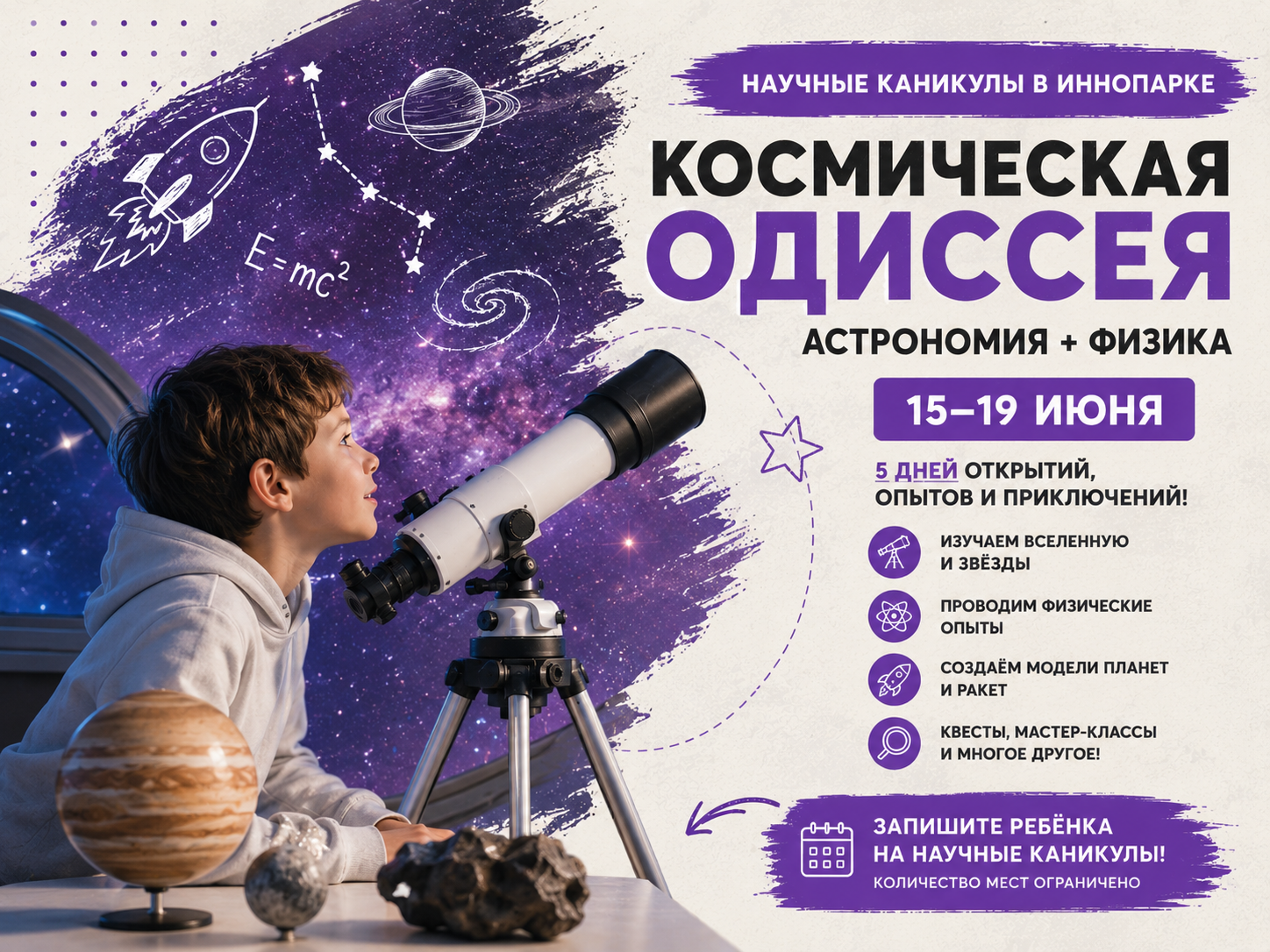 Неделя каникул в ИнноПарке - Космическая Одиссея
