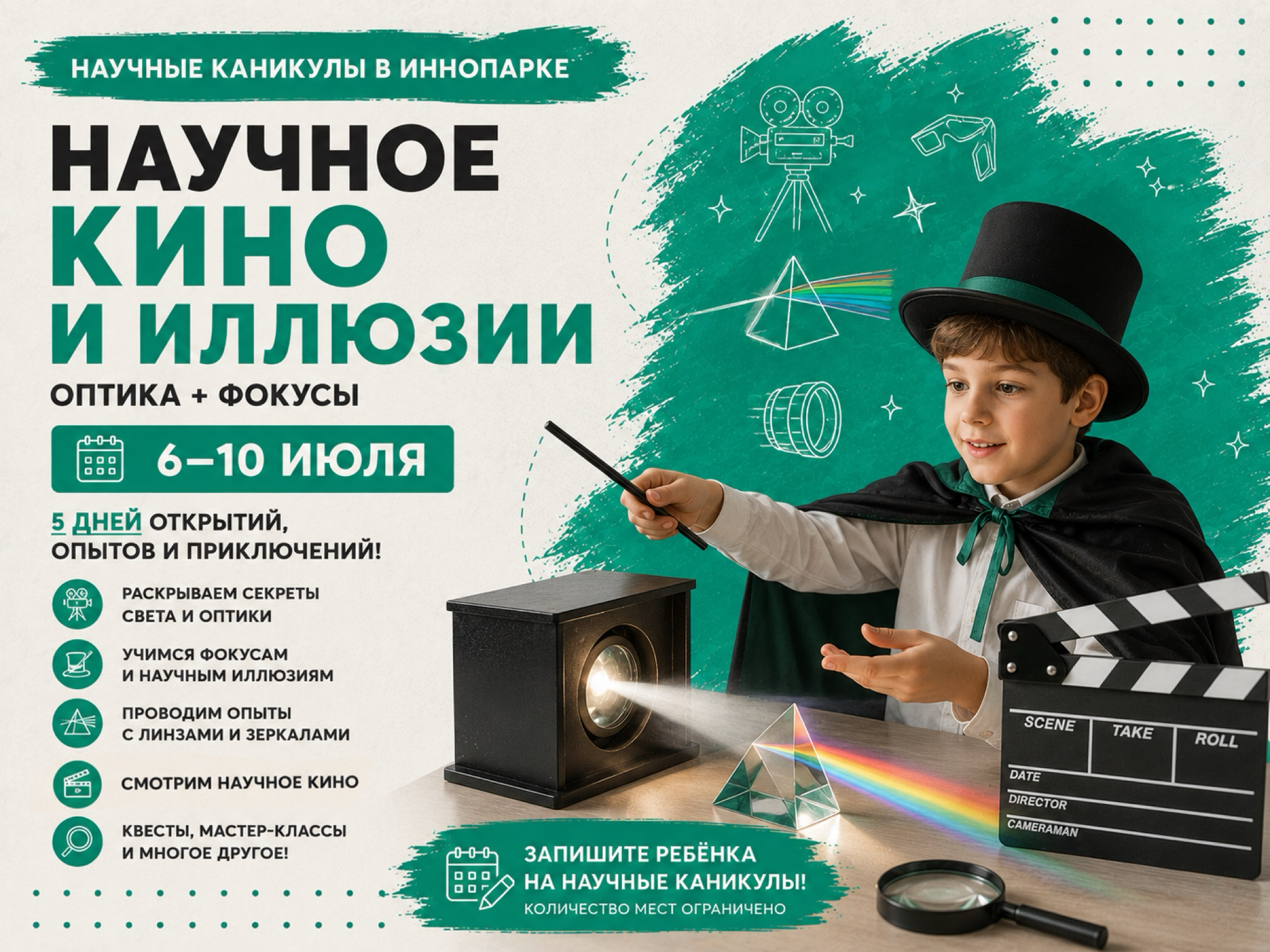 Неделя каникул в ИнноПарке - Научное кино и иллюзии